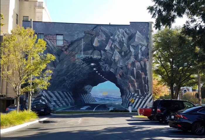 3D立体手绘墙