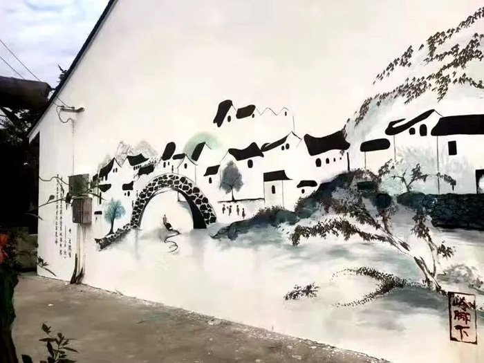 手绘墙画