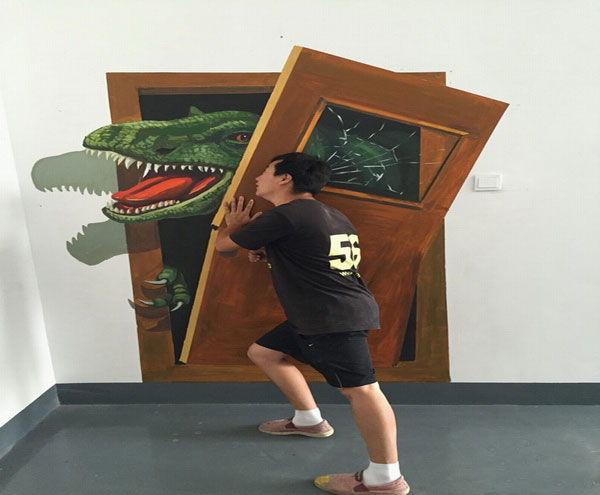 安徽3D立体墙绘壁画