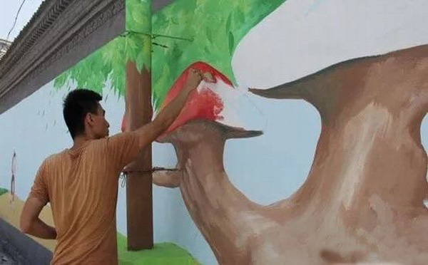 振兴乡村墙体壁画