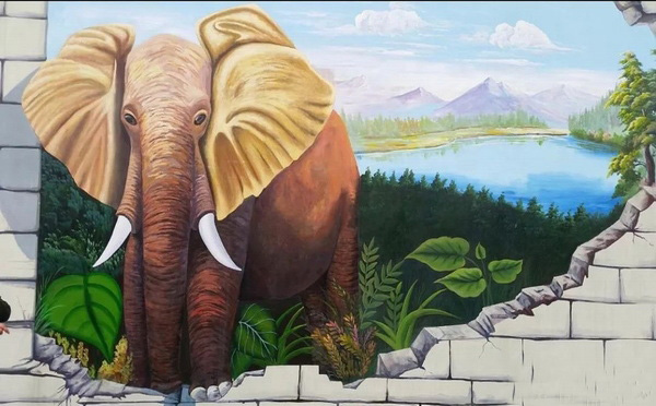 振兴乡村墙体壁画