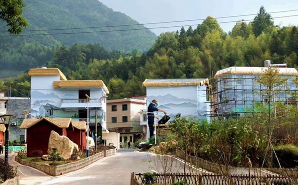 振兴乡村墙体壁画