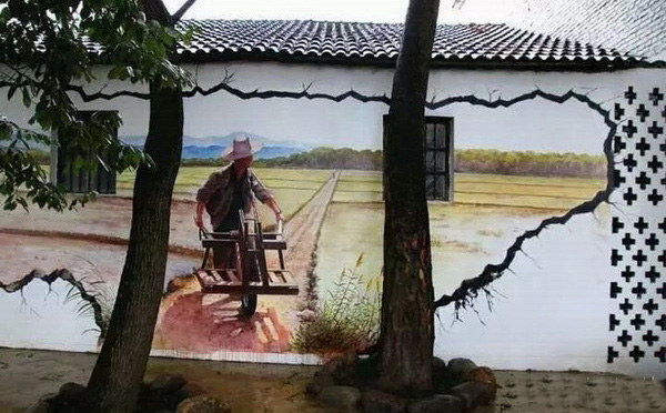 振兴乡村墙体壁画