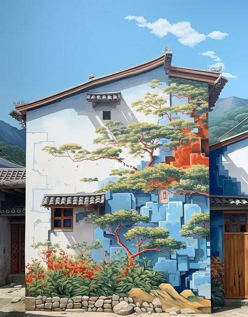 安徽墙绘涂鸦