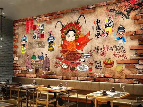 合肥主题餐厅手绘墙