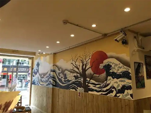 合肥主题餐厅手绘墙